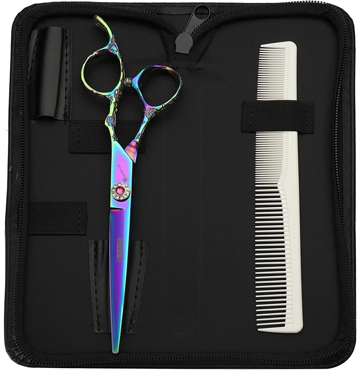 7 Inch Professional Hair Scissors, Japanese Stainless Steel Hair Cutting Scissors for Hairdressers