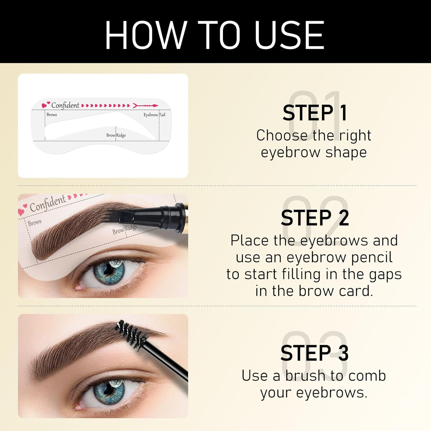 KYDA 2-In-1 Microblading Eyebrow Pen with Sealing Brow Gel, Waterproof Long Lasting Natural Eyebrow Pencil with 4 Tips, Create Natural Hair-Like Brows Makeup-02# Brown image number 2