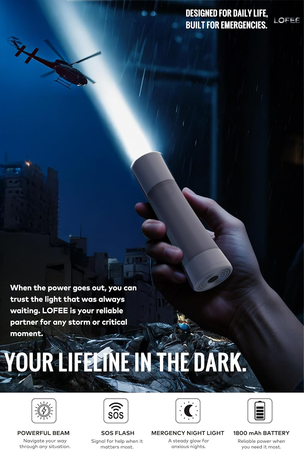 Rechargeable Smart Sensor Night Light with PIR Motion Detection &ndash; 1800Mah LED Bedside Lamp, Nursing & Reading Light, Dimmable Flashlight, Type-C Charging for Bedroom & Kids Room image number 3