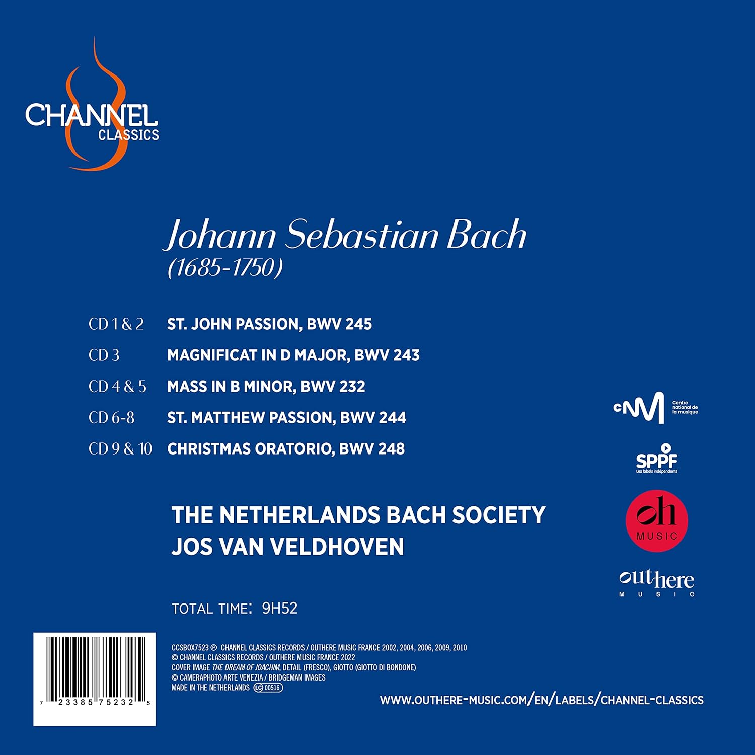 St. John Passion; Magnificat; Mass in B Minor St. Matthew Passion image number 1