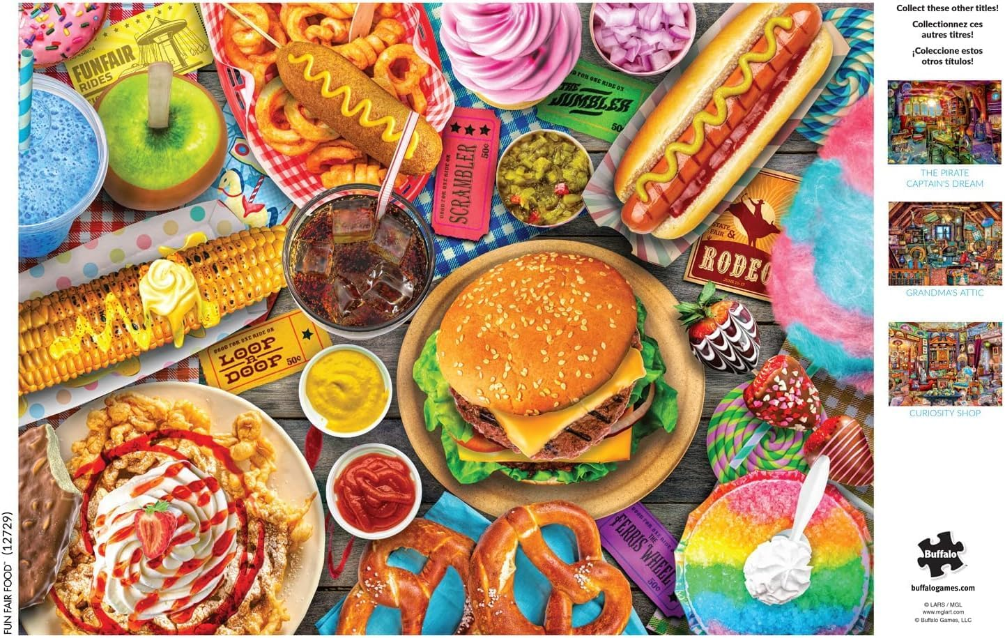Buffalo Games - Fun Fair Food - 1000 Piece Jigsaw Puzzle image number 2