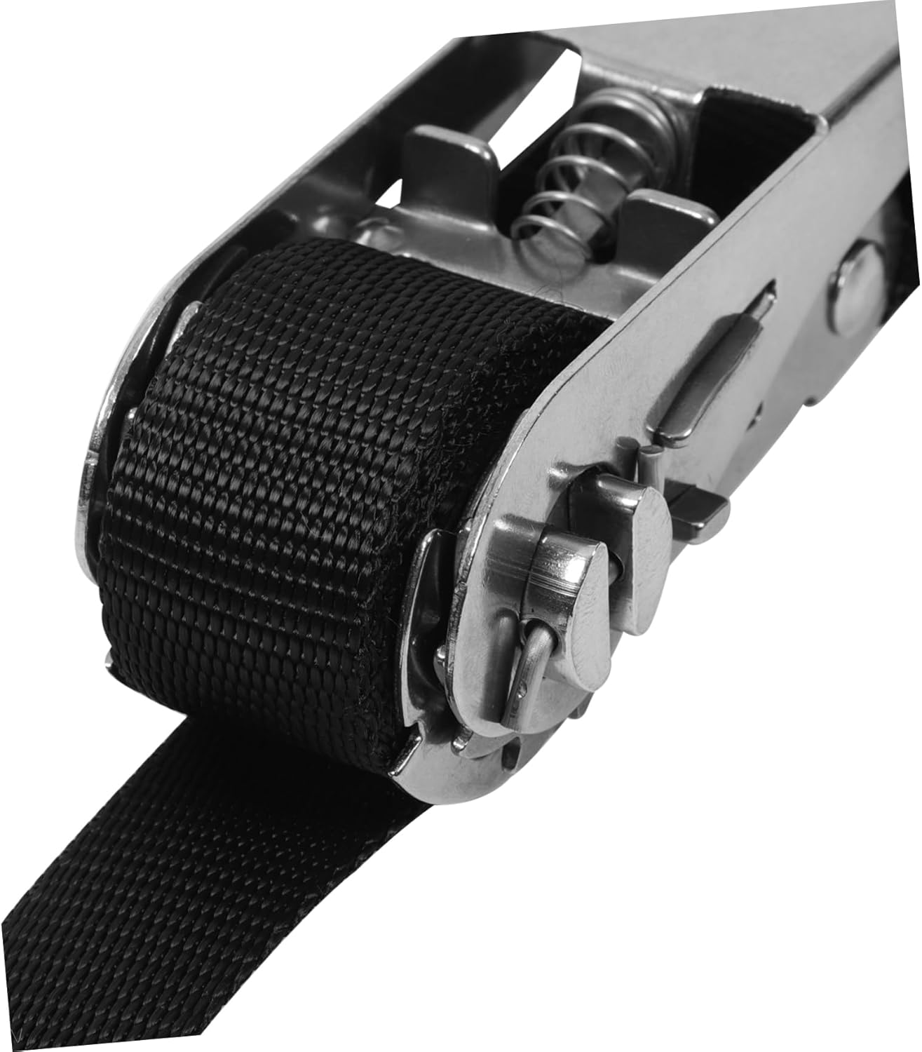 AUTSUPPL Adjustable Luggage Straps Luggage Connector Straps Outdoor Suitcase Belts Travel Supplies Stainless Steel Ratchet Rope Tightener image number 5