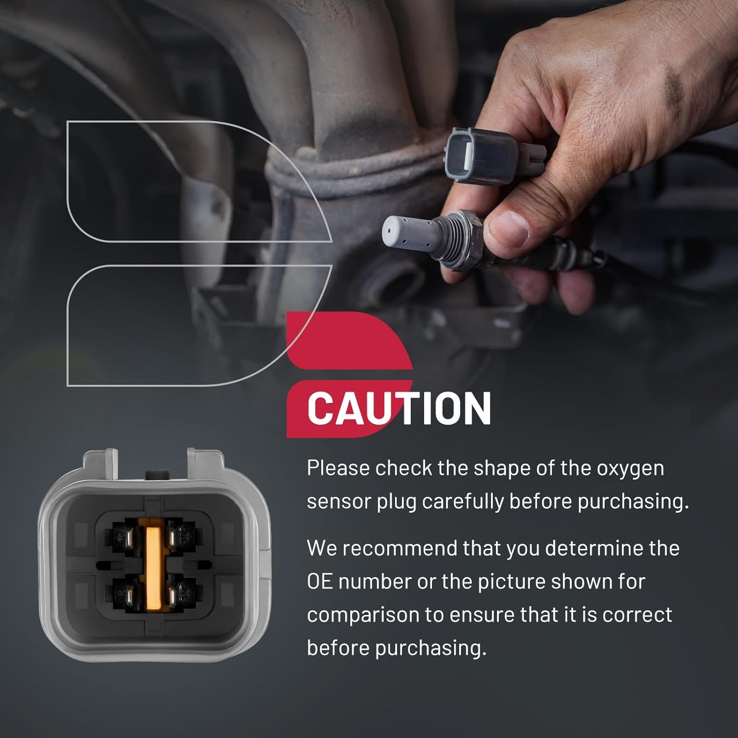 BDFHYK Oxygen Sensor Downstream O2, Compatible with 2012-2018 Kia Rio Soul 1.6L,2012-2017 Hyundai Accent Veloster 1.6L, 392102B220, 234-4568 Replacement 1PCS image number 4