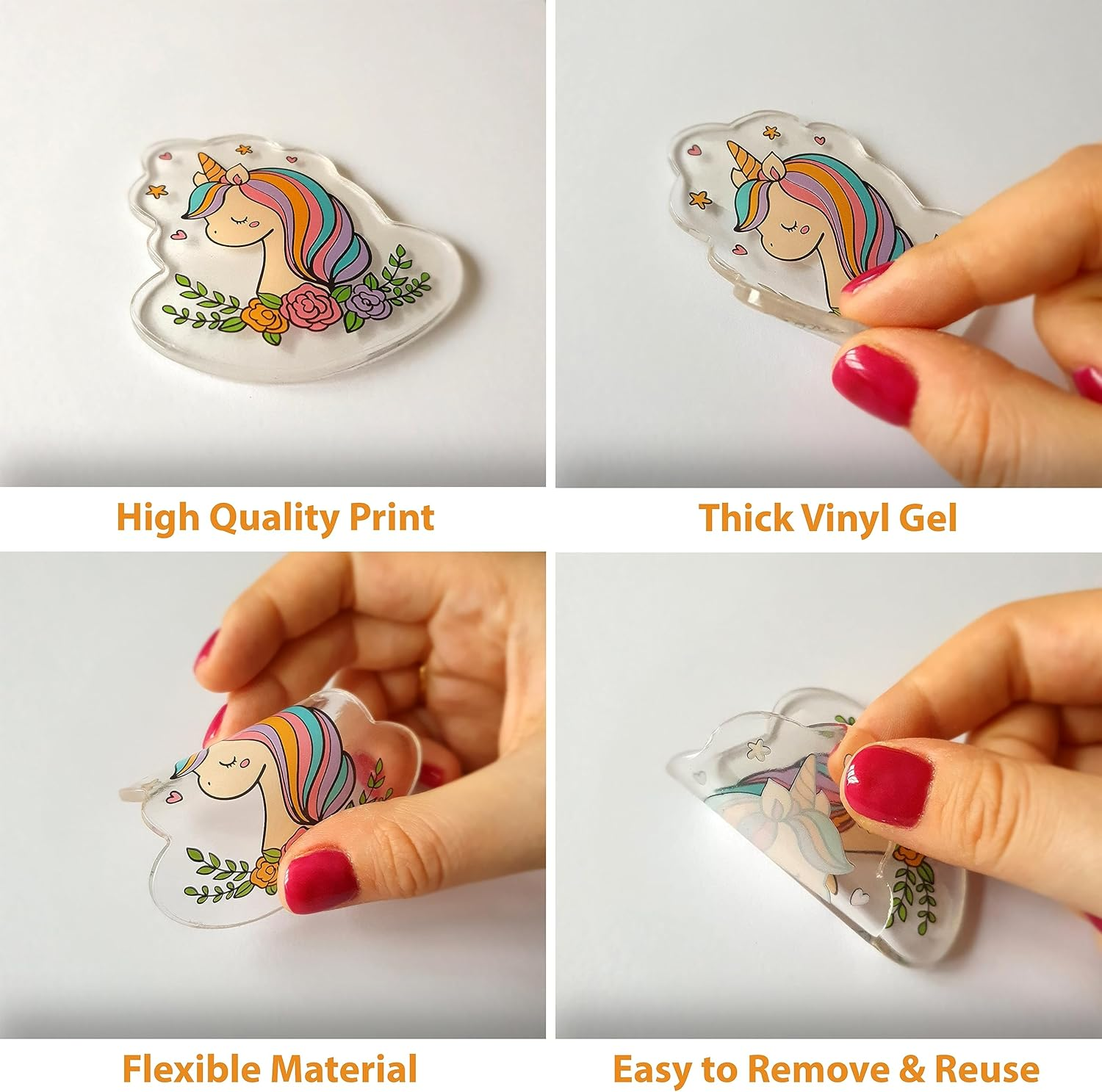 WALPLUS Gel Clings Window Decals Stickers for Kids Toddlers Window Stickers Window Clings Removable Reusable Nursery Room Classroom Party Supplies Safari and Farm Animal 28 Pcs image number 1