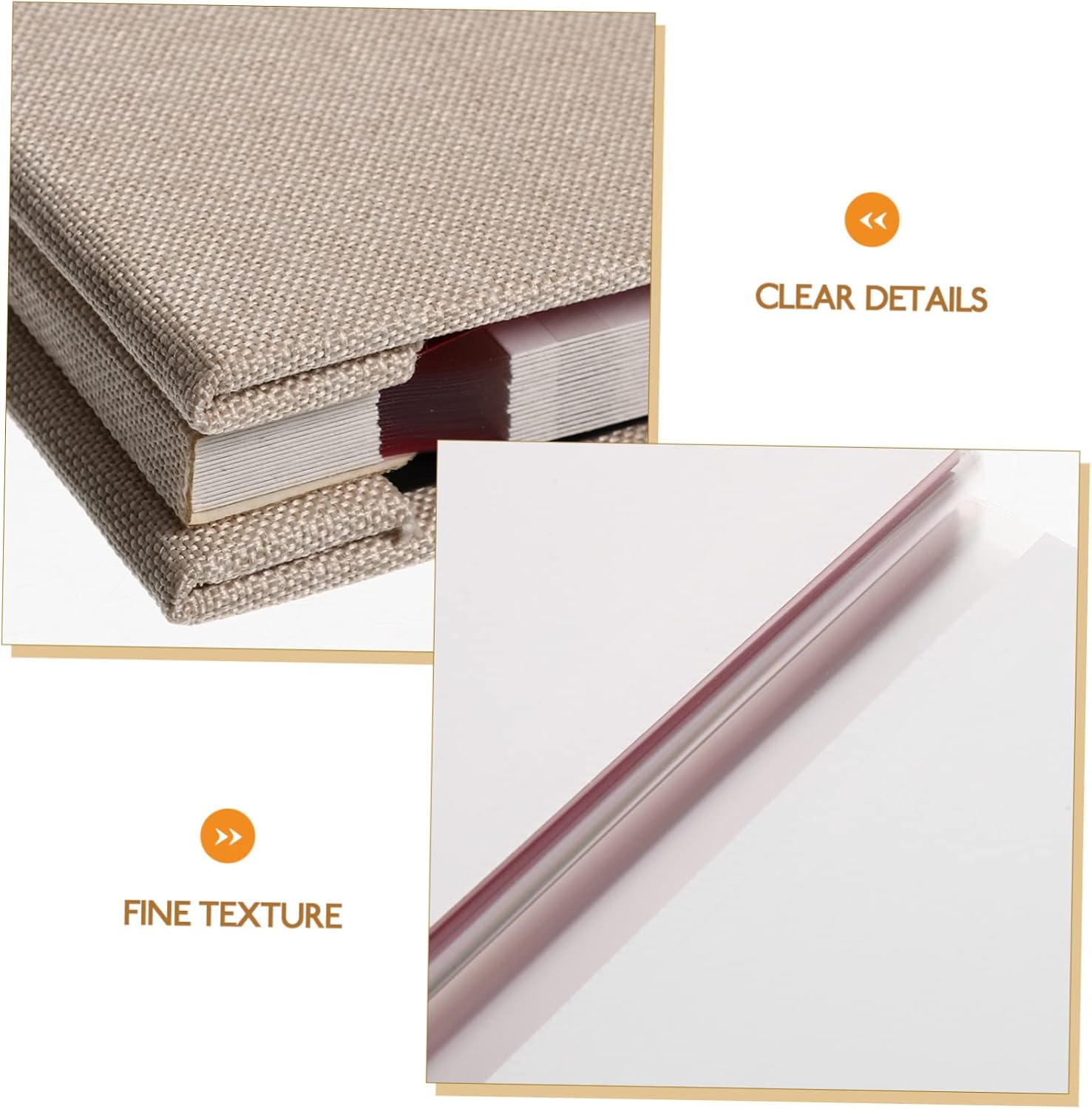 Cabilock Vintage Photo Album Self-Adhesive Photograph Album for Weddings Graduations Cover Pages for Cherishing Memories Sticky Pages for All Occasions image number 2