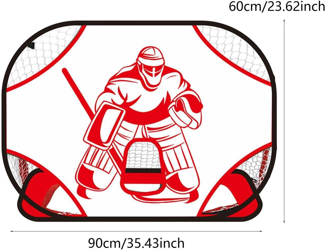 Vaveren Hockey Goal Practice Target Hockey Net Versatile Goalie Target Easy Attach for Outdoor Sports Indoor Backyard Hockey Lacrosse image number 6