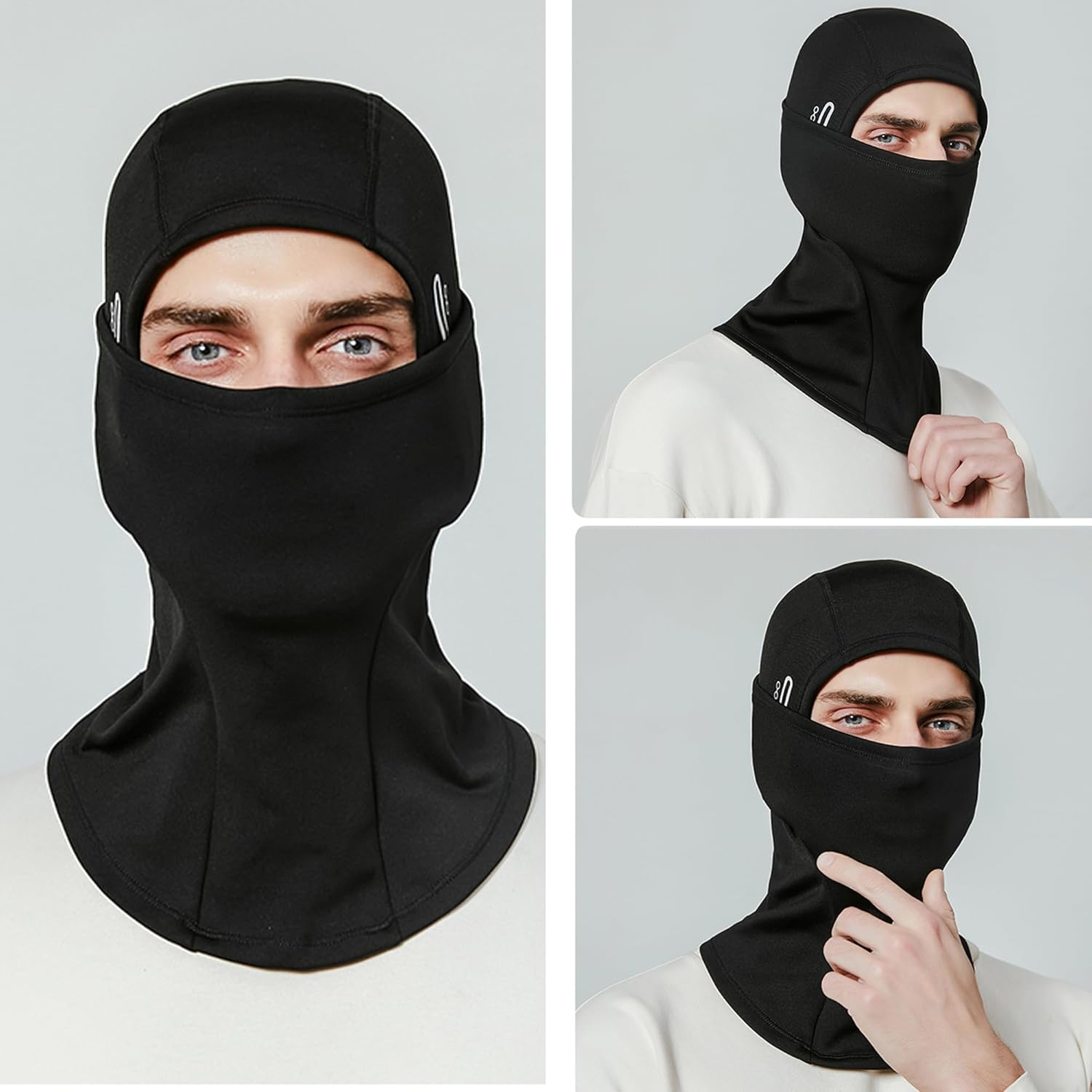 Ski Mask Balaclava Full Face Mask for Men Women Winter Sheisty Mask Cold Weather Thermal Headgear for Skiing Motorcycling image number 4