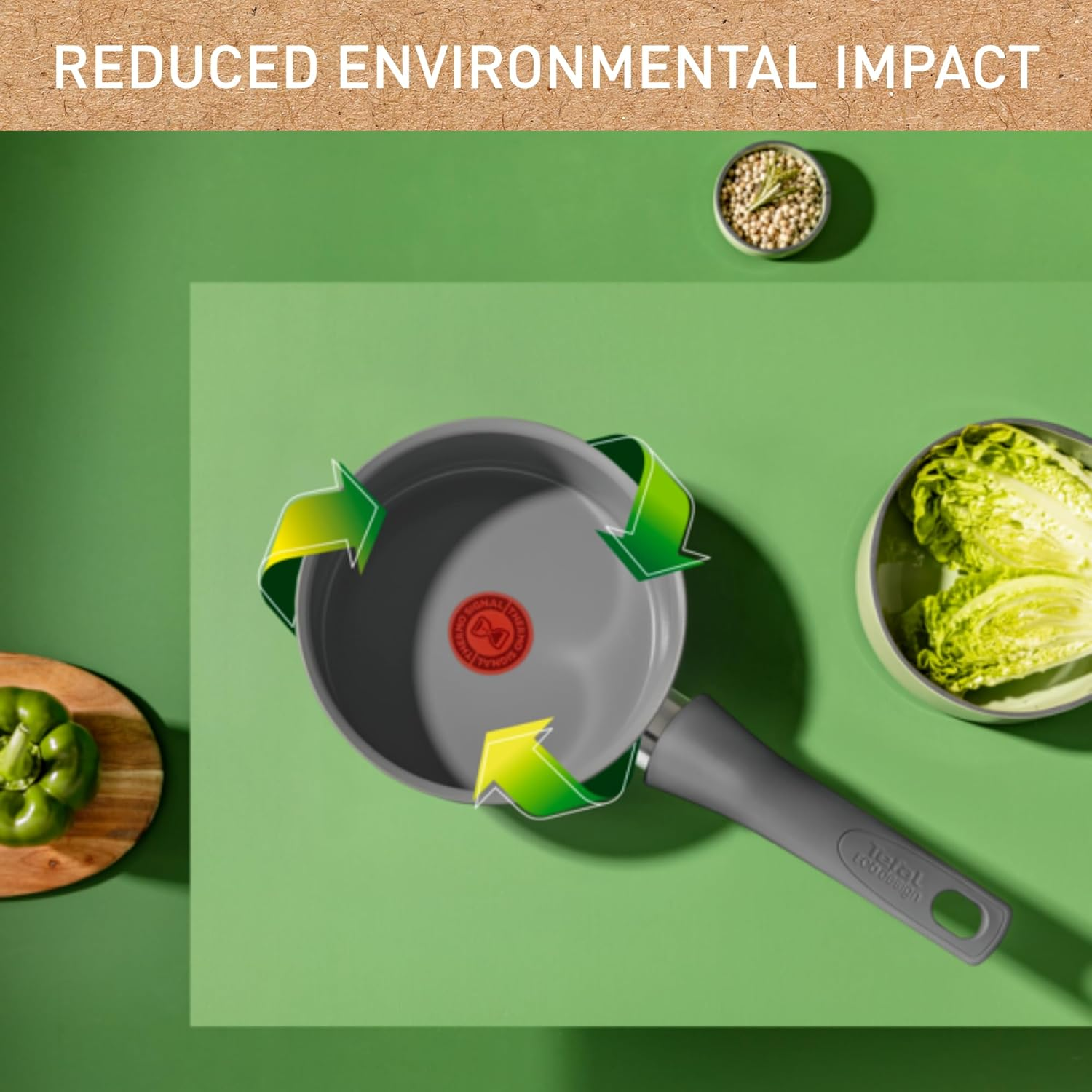 Tefal Revive Ceramic Induction Non-Stick Saucepan 18Cm image number 5