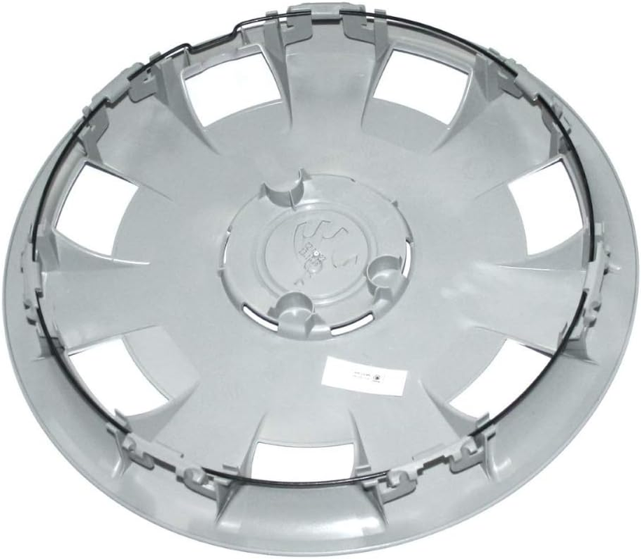 SKODA 5JA071454 4Pc Wheel Trims Metis 14-Inch Wheel Trims for 5Jx14 Steel Wheels Silver