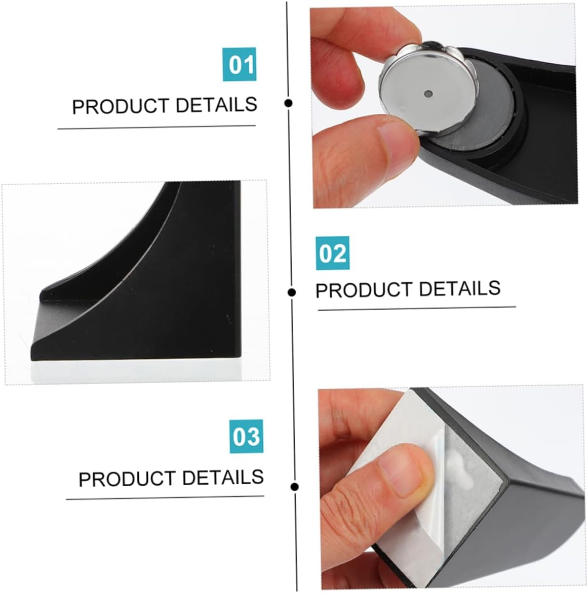 ERINGOGO 2Pcs Magnetic Soap Racks Wall Hanging Soap Holder for Bathroom Shower Storage Rack Easy to Use Clean image number 3