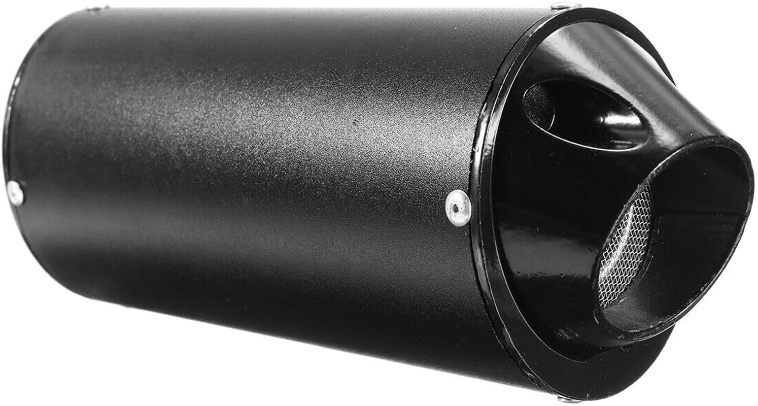 1.1" 28Mm Exhaust Muffler with Clamp for 90Cc 110Cc 125Cc 140Cc 150Cc 160Cc 4 Wheeler ATV Quad Motorcycle Scooter Chinese Taotao Street Dirt Pit Bike Black image number 6