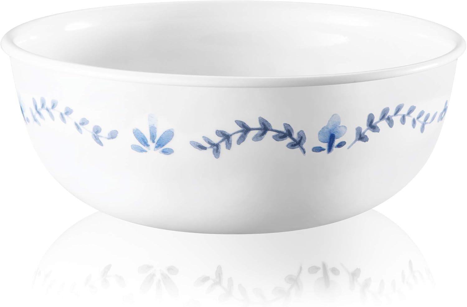 Corelle Portofino 6 Piece Soup Bowl Set &ndash; Intricate Blue Pattern, Lightweight & Chip-Resistant Dinnerware, Microwave & Dishwasher Safe &ndash; 473 Ml Capacity image number 2