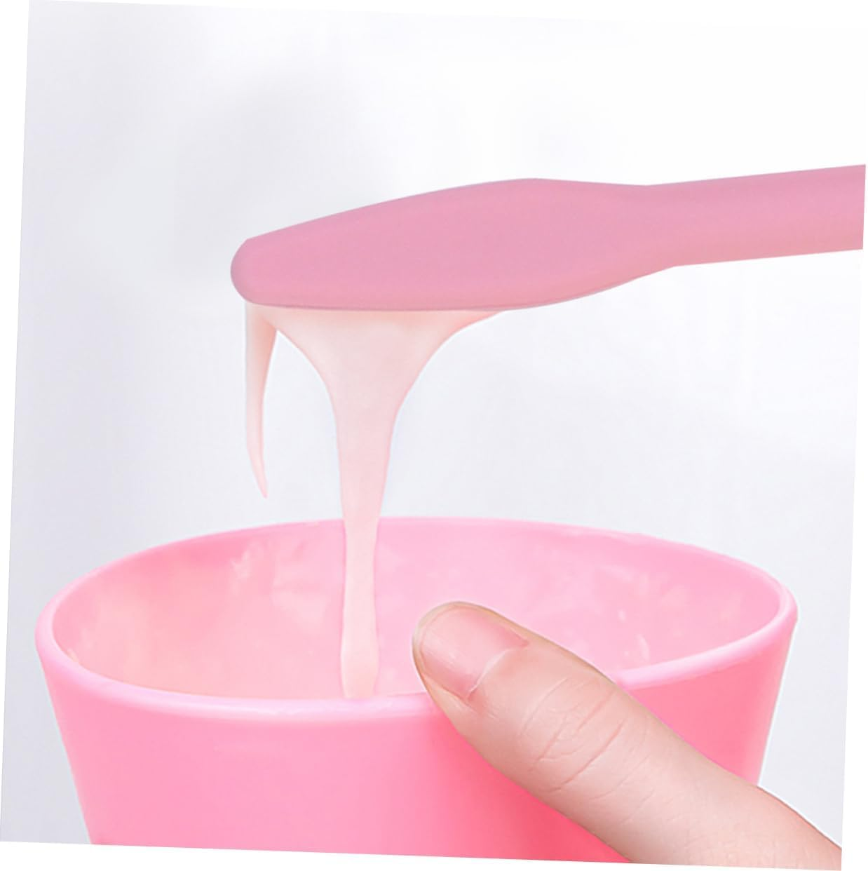 Ksngtixe 6PCS Silicone Stirring Rods, Reusable Mixing Sticks for Facial Masks & Paint, Break-Resistant DIY Applicators for Mud Masks, Easy to Use Makeup Tools (Random Colors) image number 4