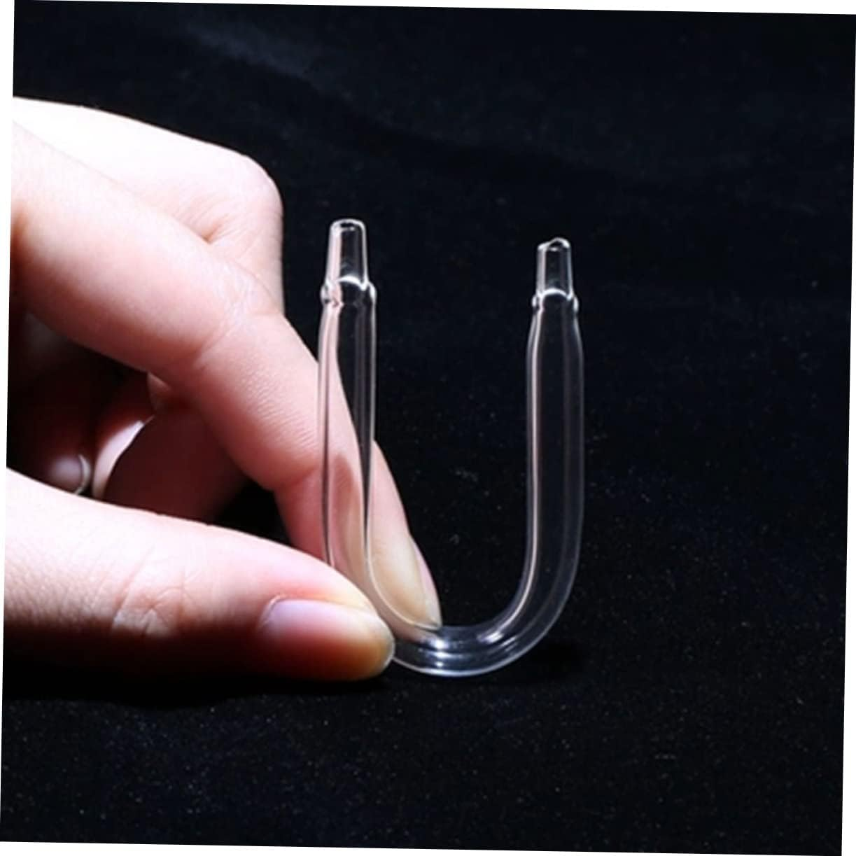 Ipetboom 4Pcs Fish -Shaped Tube Fish Tank Diffuser Aquarium Plants Diffuser Check Glass Tube Glass Fish Tank Aquarium Tank Diffuser Aquarium Accessories Aquatic Plants image number 6