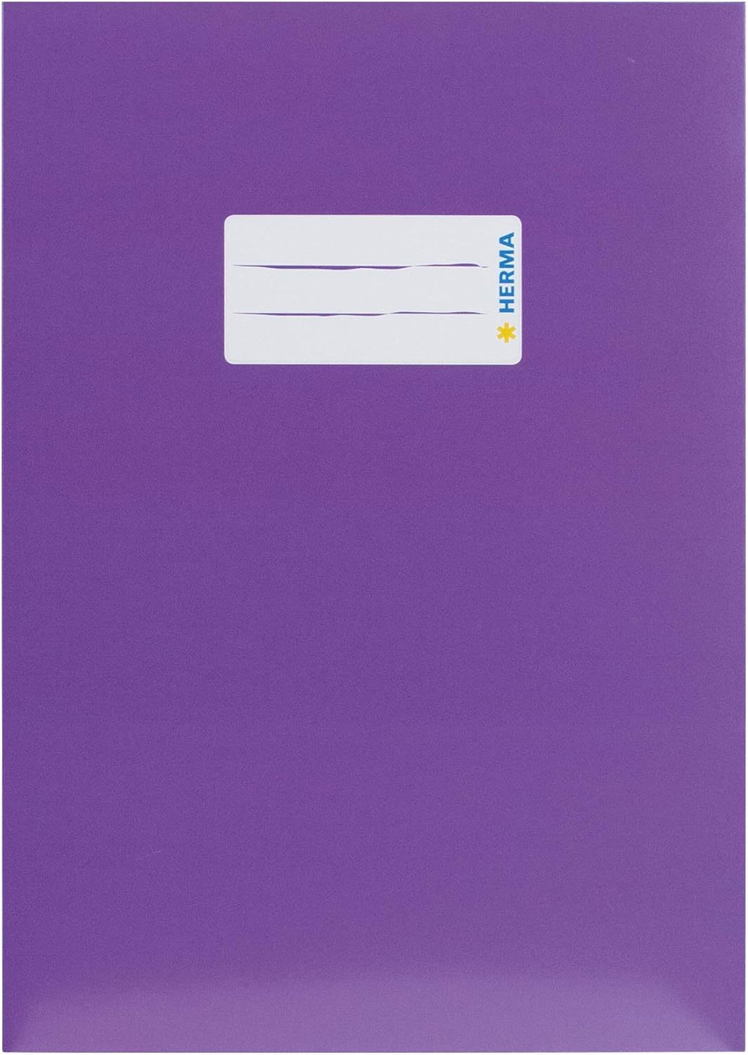 HERMA Cardboard Exercise Book Cover A4, with Inscription Field, Made of Extra-Strong Cardboard, Slip on Cover Jackets for School, Pink image number 1