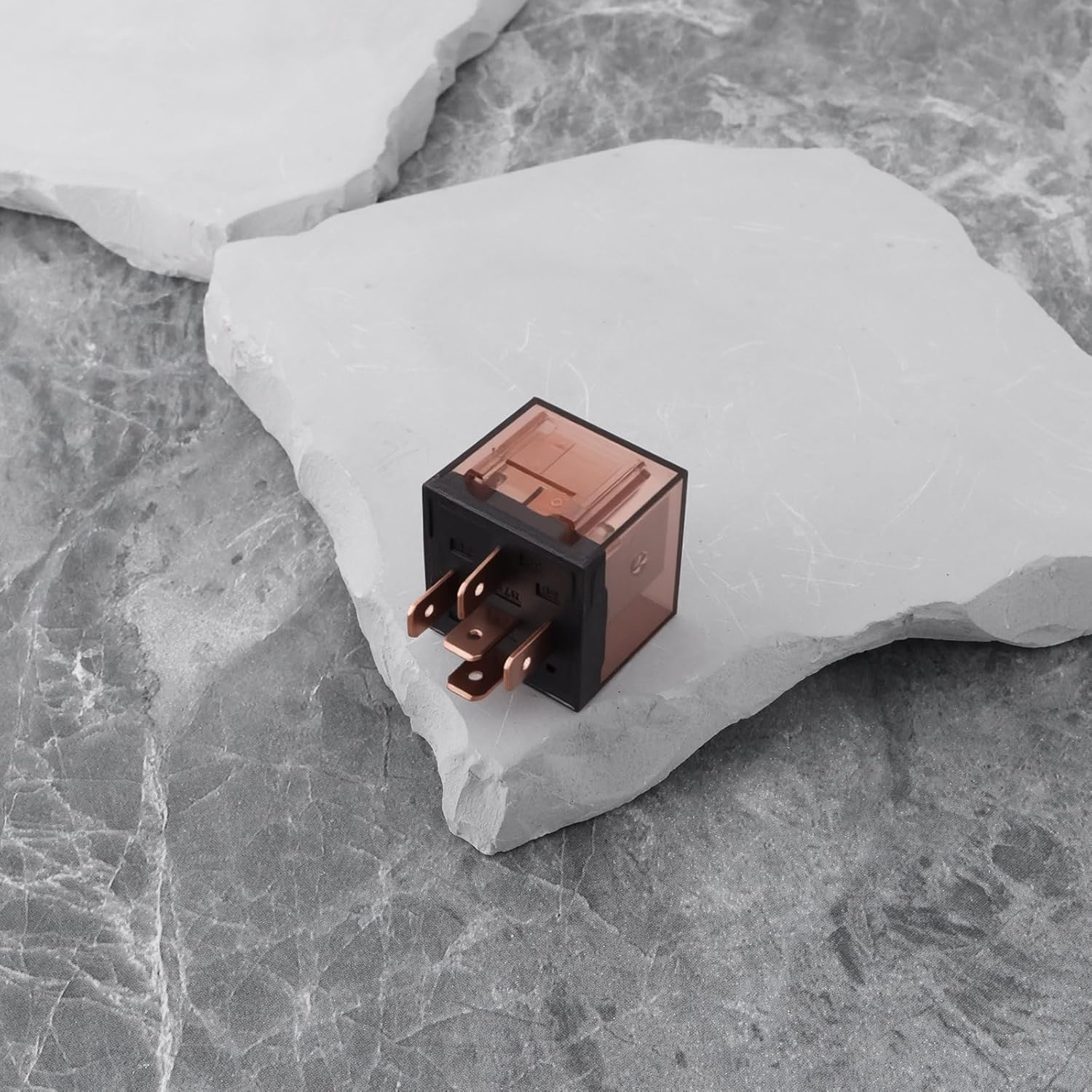 Ecsing 2Pcs 5-Pin SPCO 12V Waterproof Automotive Relay 100A High Current Car Circuit Control Switch