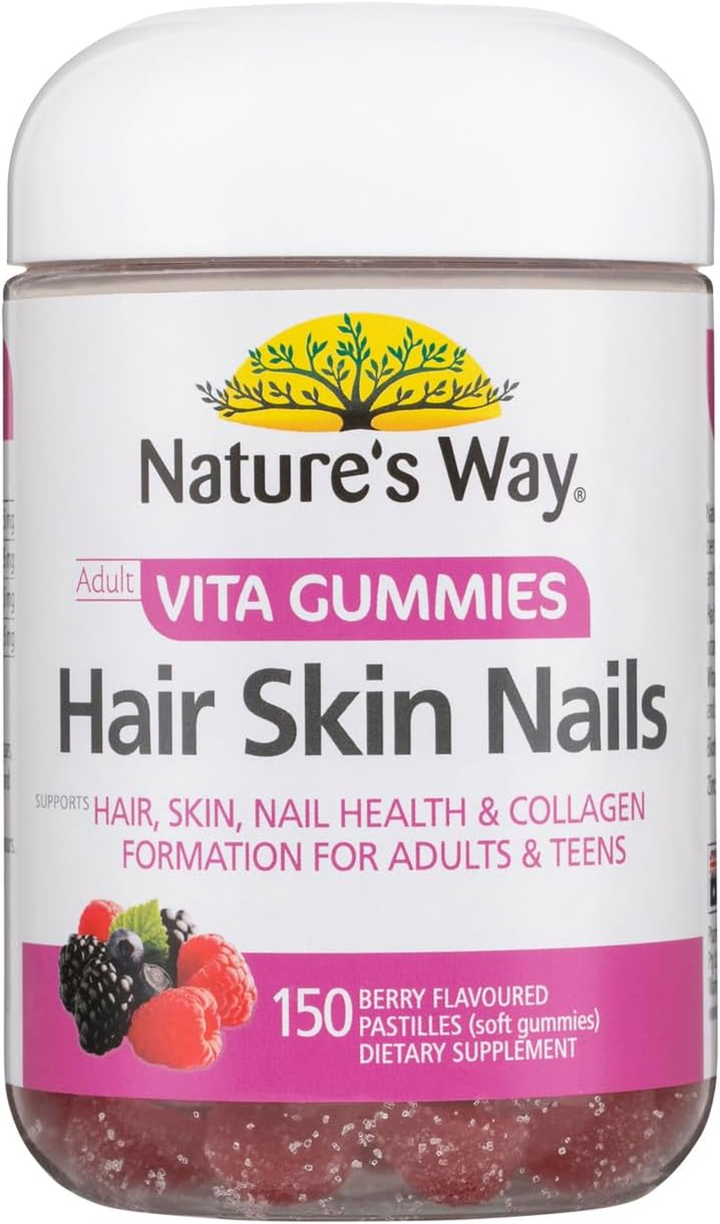 Nature'S Way Adult Vita Gummies for Hair, Skin and Nails 150 Pastilles image number 1