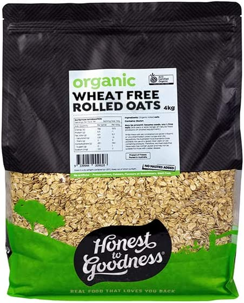 Honest to Goodness, Organic Wheat Free Rolled Oats, 4 Kg - Sustainably Grown, 100% Pure and Organic. Natural Source of Protein and Fibre. Extremely Versatile. image number 2