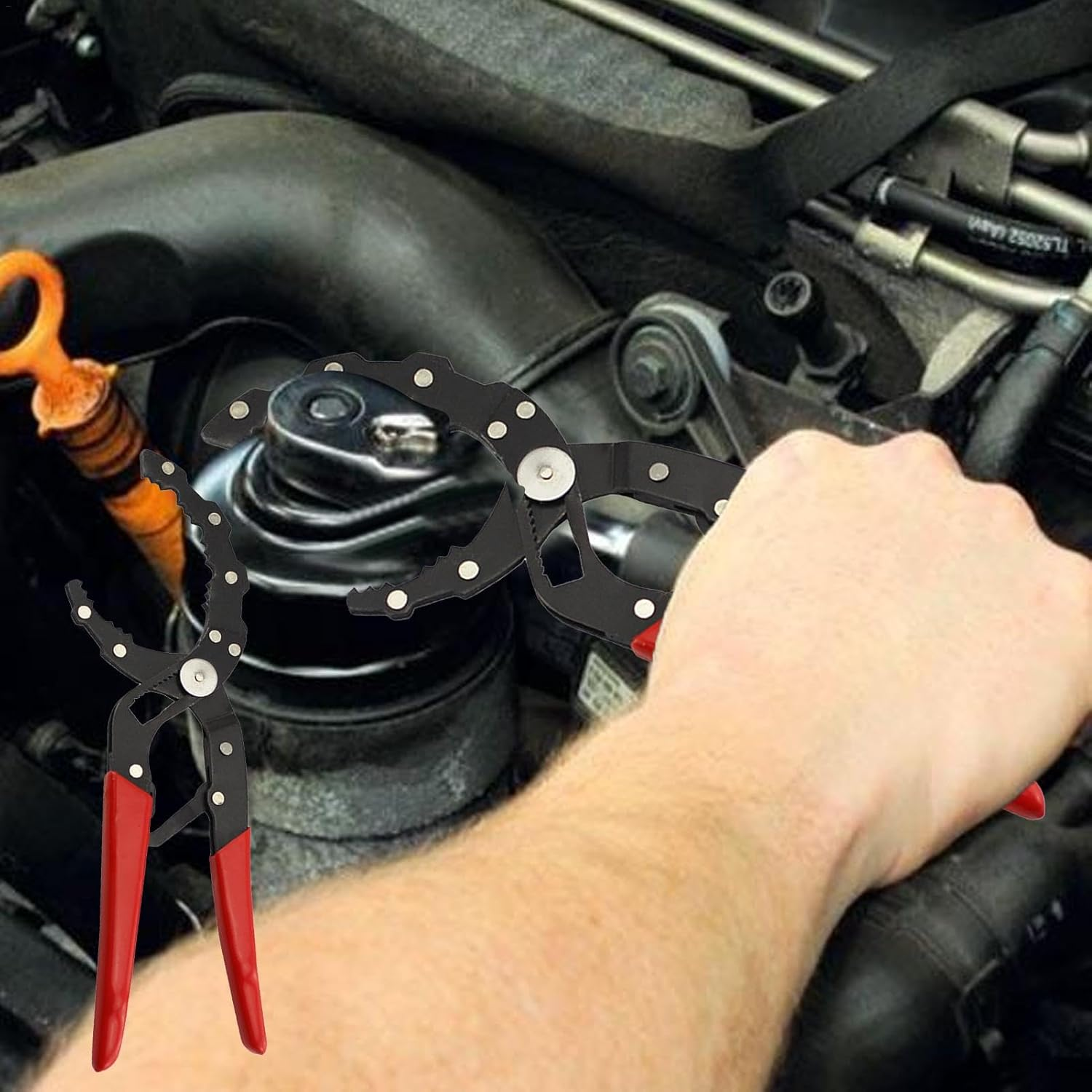 Oil Filter Wrench, Adjustable Oil Filter Remover, 12-Inch Oil Wrench, Oil Wrench for Agricultural Equipment, Versatile Filter Wrench, Oil Filter Removal Tool, Heavy-Duty Oil Filter Wrench, Oil Wrench