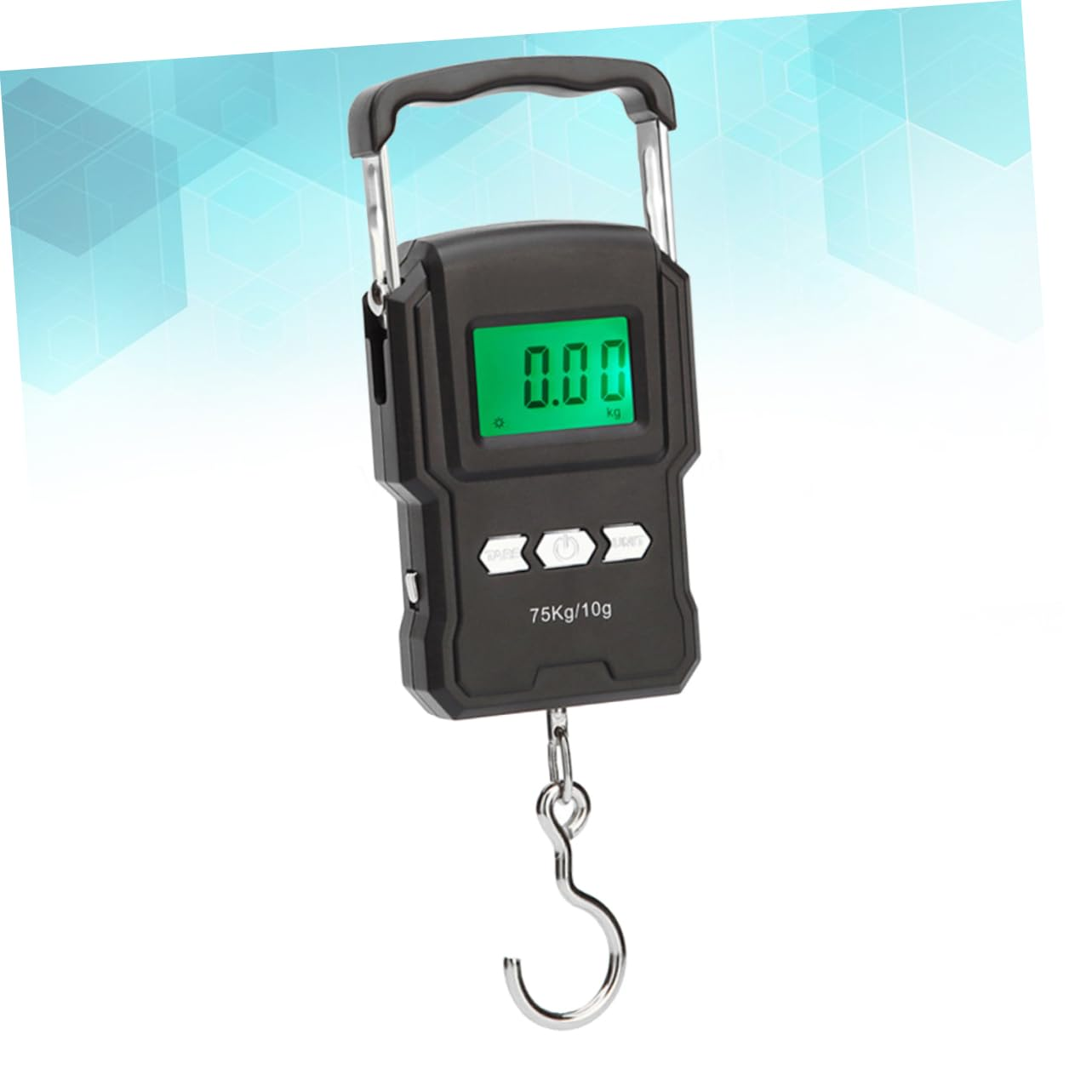 LIFKOME 75Kg Portable Luggage Scale Digital Handheld Hanging Weighing Scale LCD Display for Travel Suitcase Gear image number 2