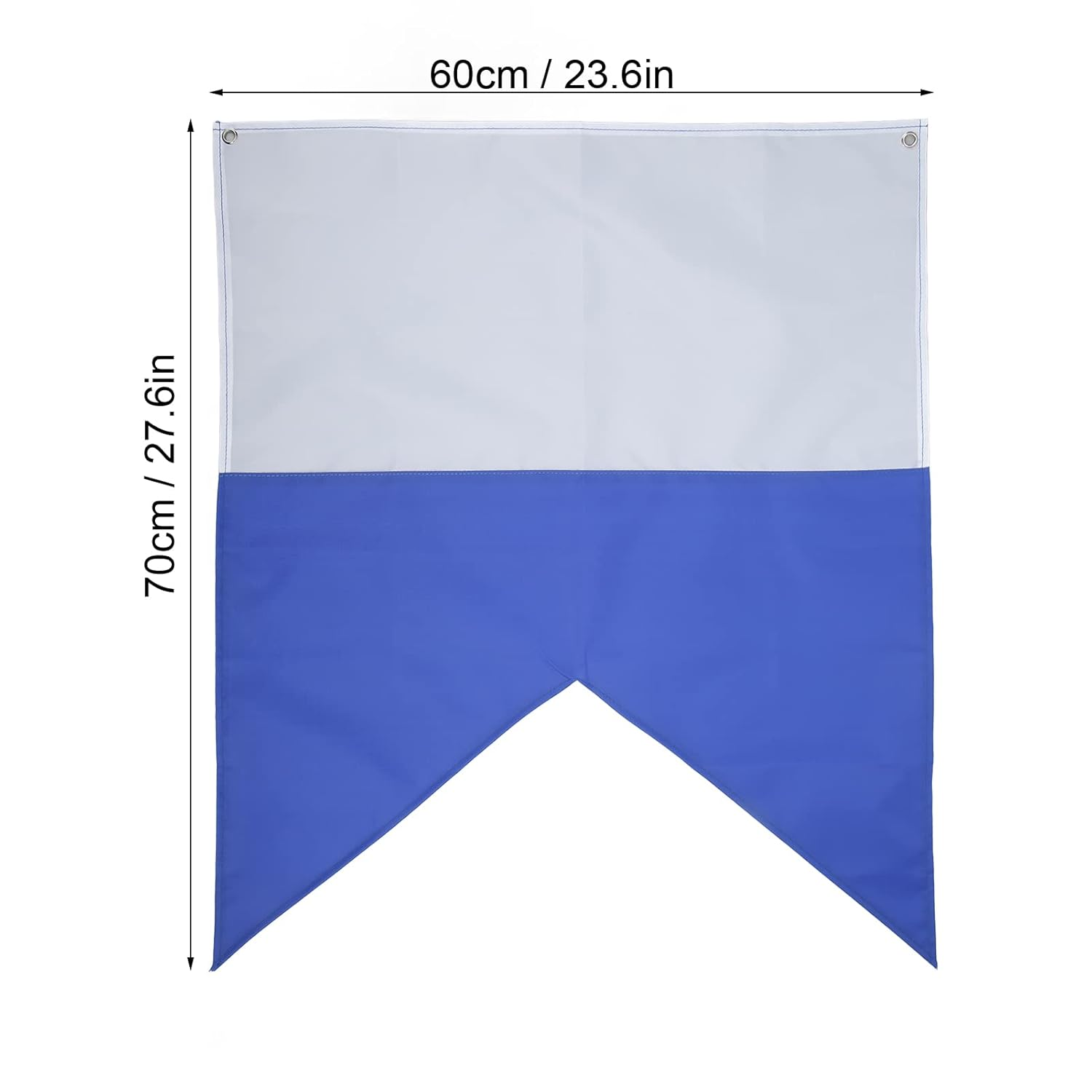 Dive Flags, International Scuba Diving Spearfishing Flag Blue White Dive Flag, Bright Color Alpha Flag, Diver down Flag for Boat Kayak Float Water Sports image number 5