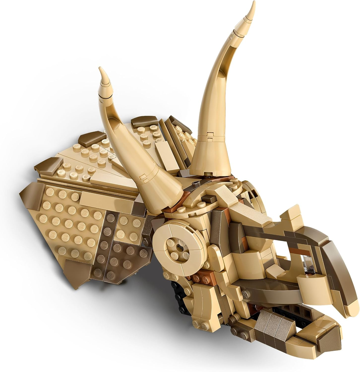 LEGO Jurassic World Dinosaur Fossils: Triceratops Skull Dino Toy for 9+ Year Old Boys & Girls, Fossil Model Building Kit with Display Stand, Kids Toy Construction Set for Imaginative Play 76969 image number 4