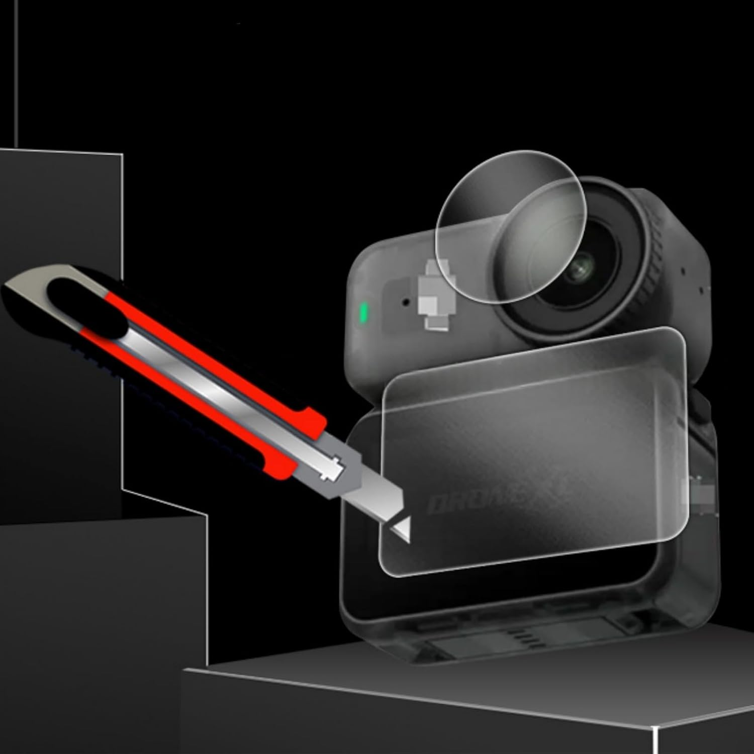 Ferbao Screen Protector for DJI OSMO Nano,Lens Protector for DJI OSMO Nano Accessories (2 Set)