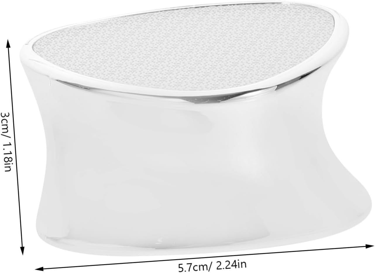 SHERCHPRY Dual Sided Foot Scrubber Pedicure Exfoliator Tool for Callus and Dead Skin Removal Abs Material Easy to Use Double Sided Design for Healthy Smooth Feet Care image number 1