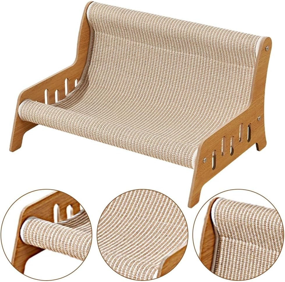 Cat Scratching Sofa Lounger with Minimalist Design, Extra Large Stylish Pet Furniture, Durable Scratch-Resistant Cat Bed, for Indoor Outdoor Pets Cats image number 6