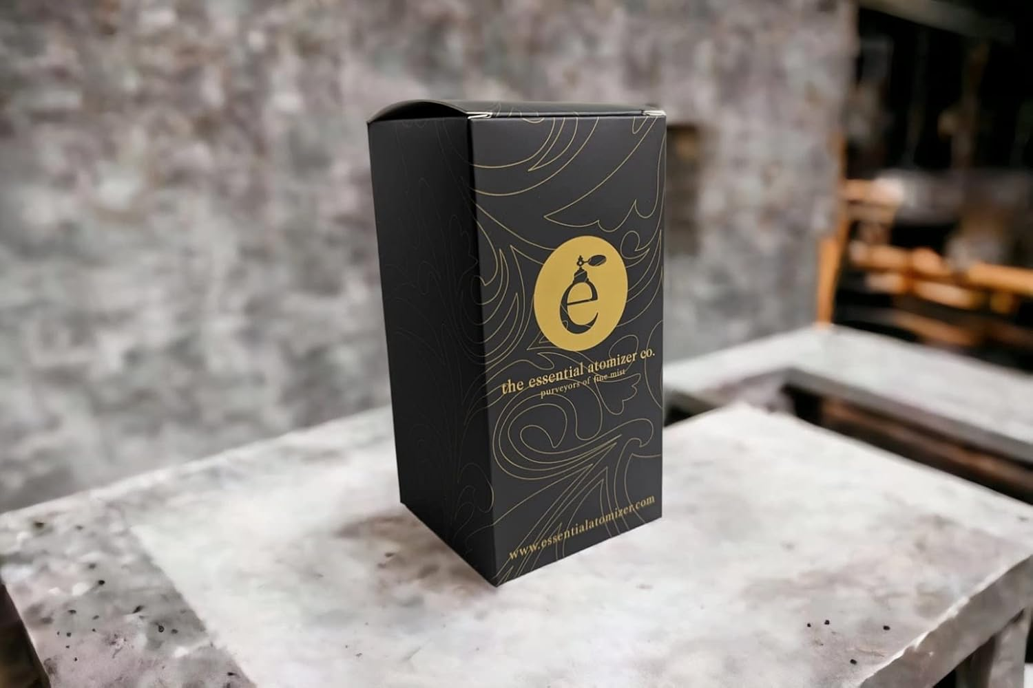 Divo Gold Bulb Perfume Bottle Atomizer, 46Ml. Filling Funnel & Gift Box Included (GF) image number 1