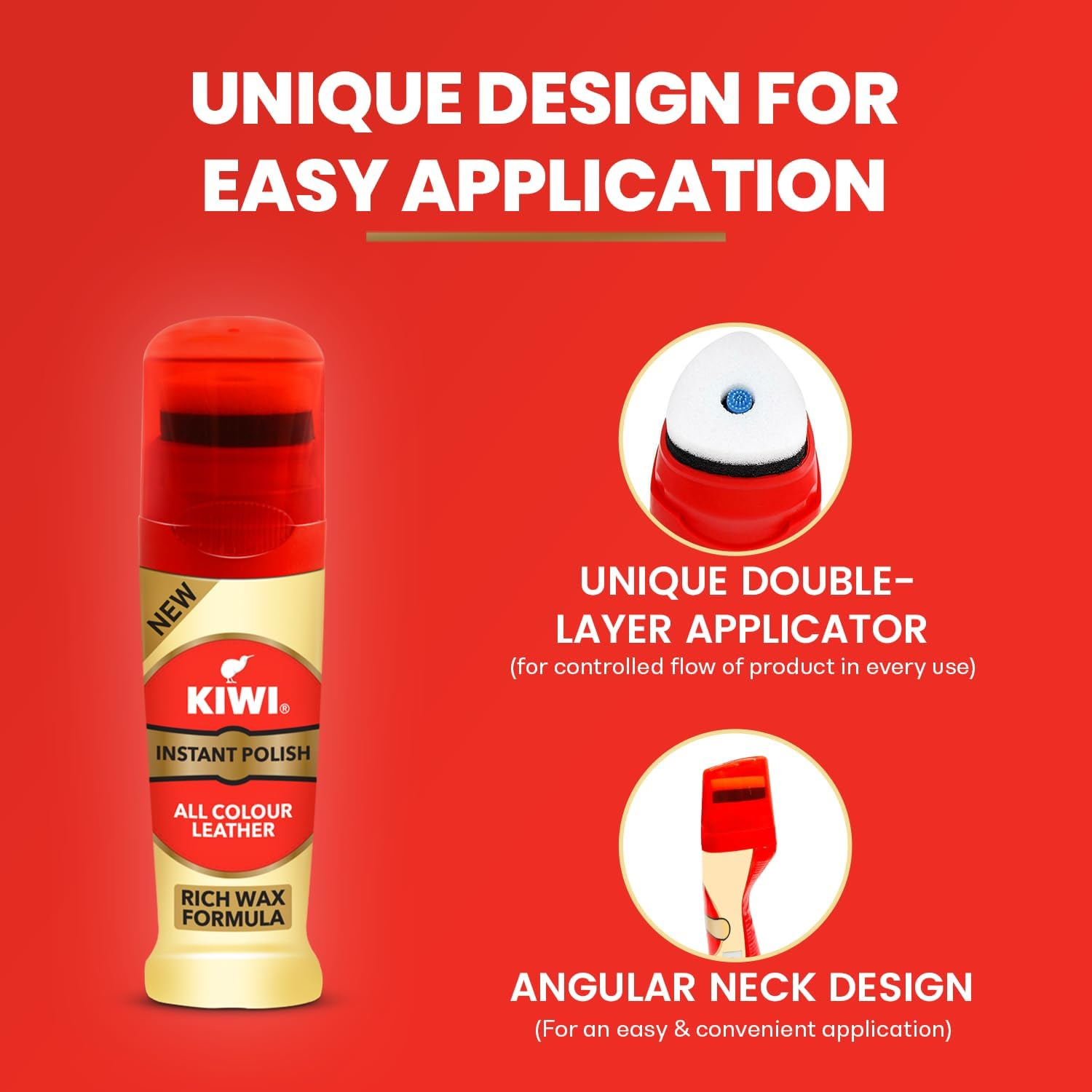 Kiwi Liquid Shoe Polish - 75 Ml (Neutral) - India image number 3