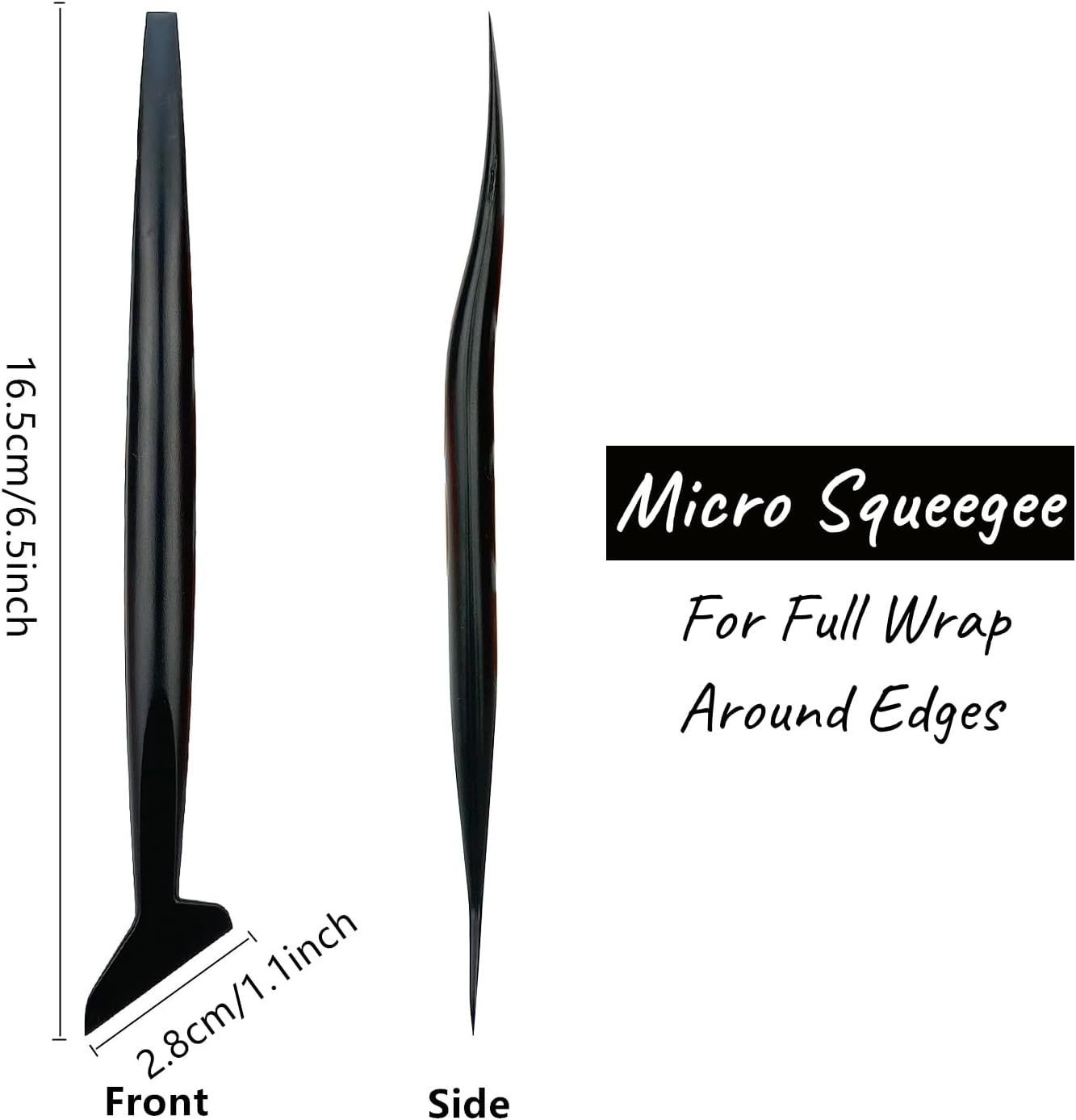 Car Wrapping Tool Kit with Gloves - Rubber Squeegee, Felt Edge Squeegees, Edge Trimmer, Utility Knife - for Vehicles Wraps, Window Film, Decals, Stickers and Paint Protection image number 5