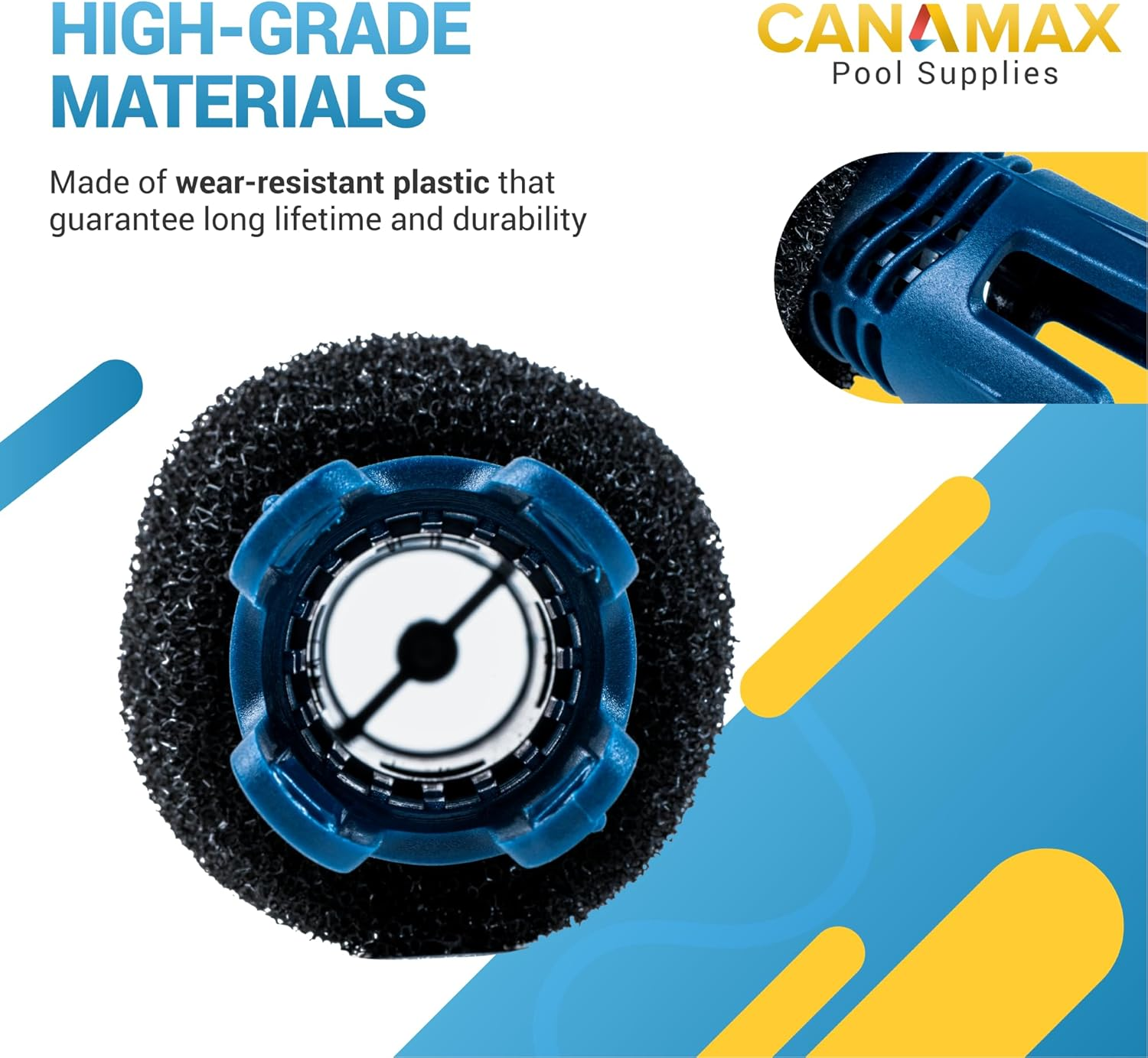 Canamax TSP10P Tail Sweep PRO and 6 Packs 9-100-3105 Sweep Hose Scrubber - Compatible with Polaris Pressure-Side 3900 Sport, 380, 360, 280, and 180 Pool Cleaners image number 2