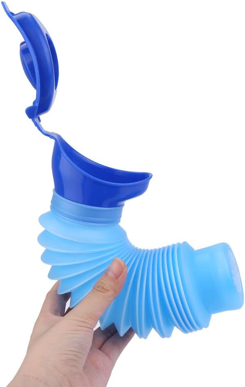 Emergency Urinal 750 Ml,Portable Mini Outdoor Camping Travel Shrinkable Personal Mobile Toilet Potty Pee Bottle for Kids Adult