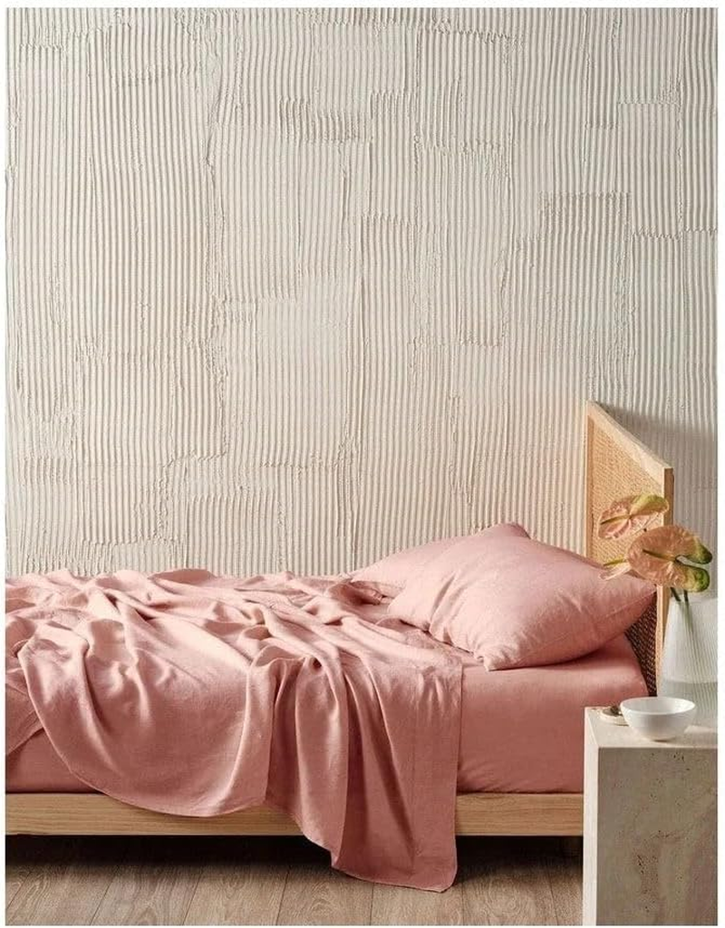Linen House Nimes Rose Pink KB Sheet Set image number 1