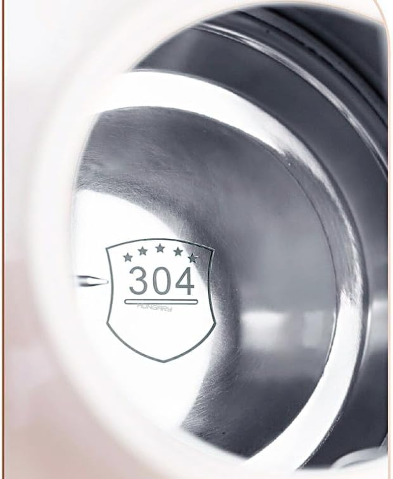 QNA Electric Kettle Temperature Control Kettle Electric Stainless Steel, Hot Water with Temperature Display 1.7 L,1800 W Fast Boiling, Golden Handle Auto Shut-Off (Black) image number 2