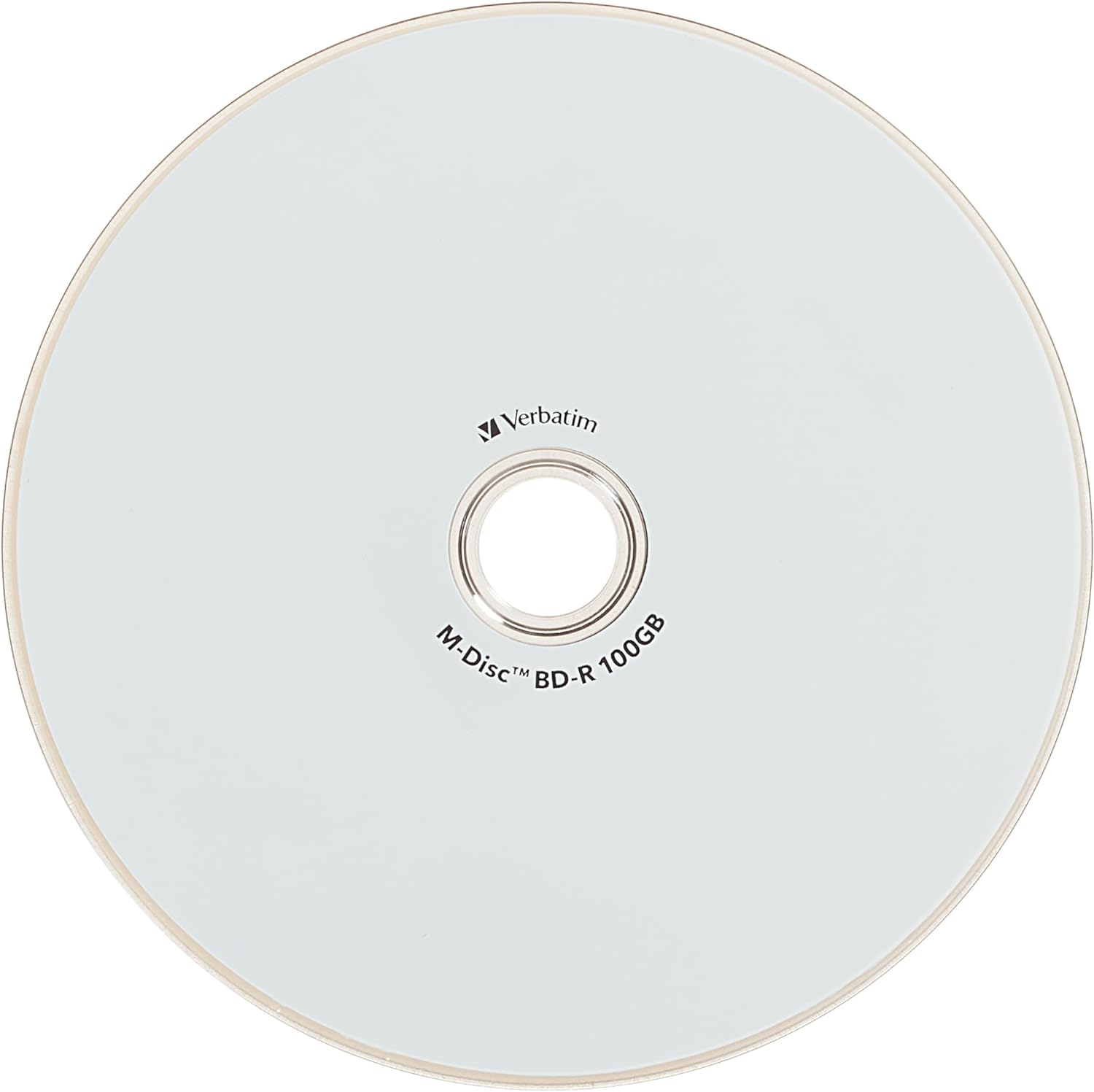 Verbatim M DISC BDXL 100GB 4X White Inkjet Hub Printable - 25Pk Spindle (98915)