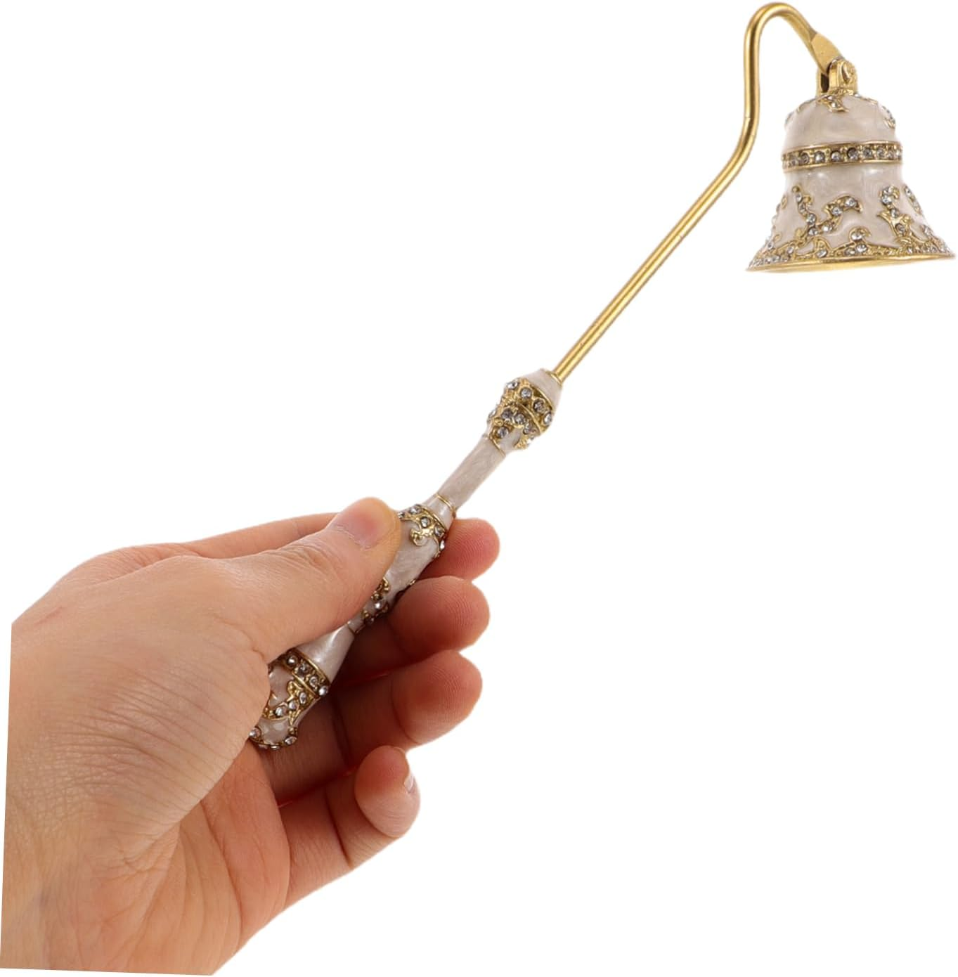 BATHVEVE Candle Wick Extinguisher Tool Vintage Style Metal Snuffer for Home Hotel Restaurant image number 2