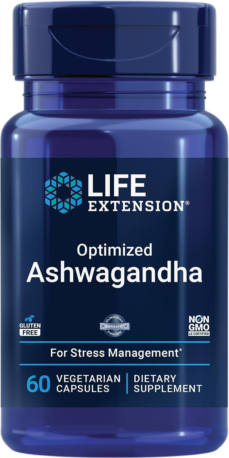 Life Extenson Ashwagandha Extract Veg Capsules, 60-Count image number 2