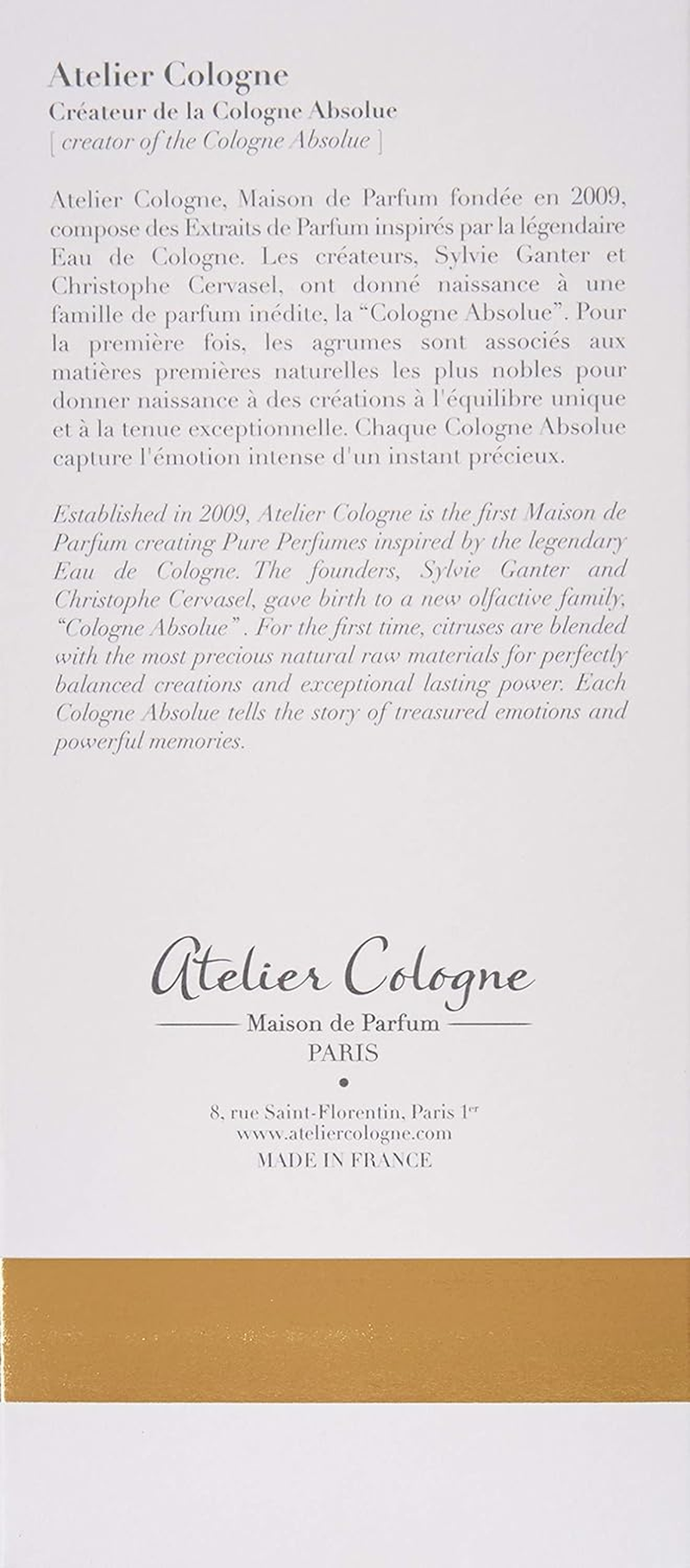 Atelier Cologne Mimosa Indigo Absolute Spray for Unisex, 100Ml image number 2