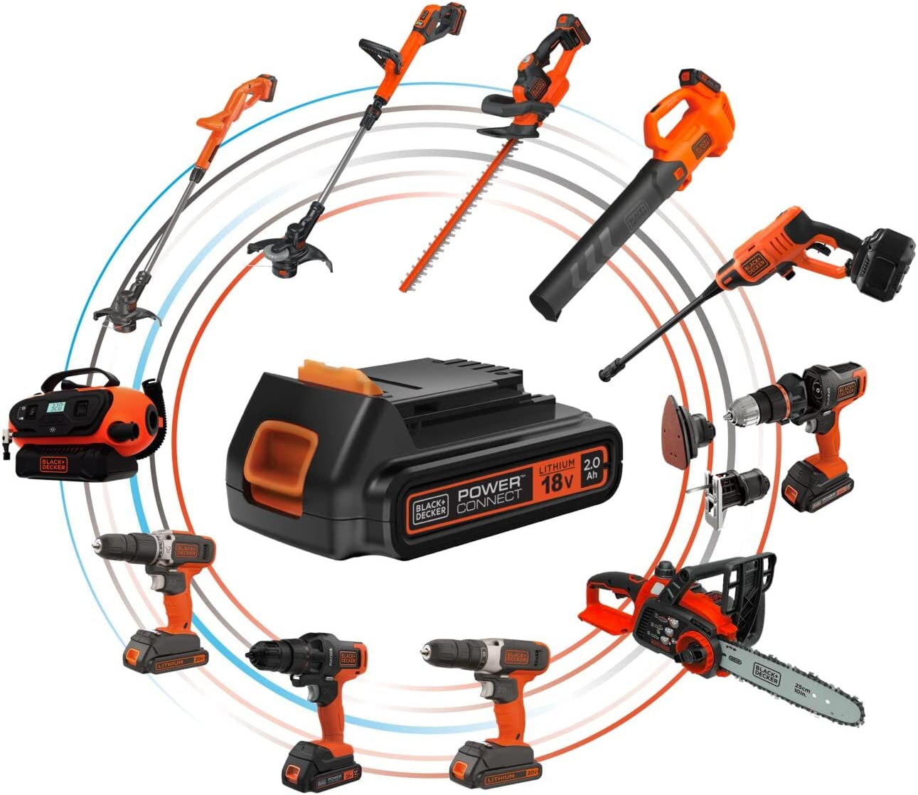 Black+Decker 18V Lithium-Ion Axial Blower Multicolor image number 2