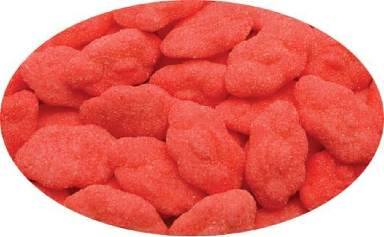Trolli Strawberry Clouds Gummi Lollies 600 G Tub Soft Strawberry Treats for Sharing and Gifting image number 2