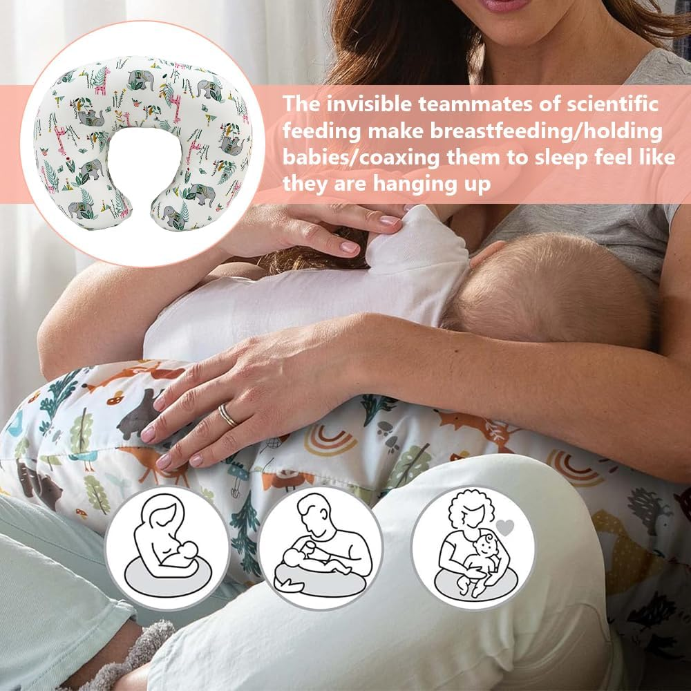 U-Shaped Nursing Pillow, Multi-Purpose Maternity & Travel Pillow, Ergonomic Design Anti-Reflux Pillow, Suitable for Breastfeeding, Office & Baby Support image number 5