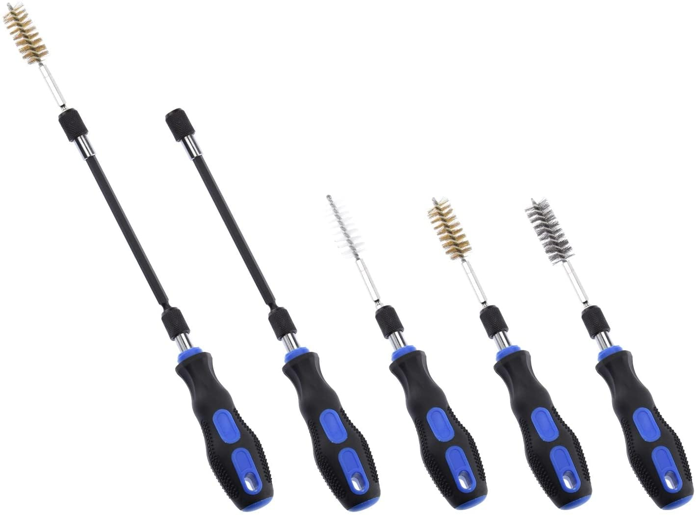 Neiko 00325A Industrial Wire Hex Shank Brush Set, 38 Piece 1/4" Hex image number 1