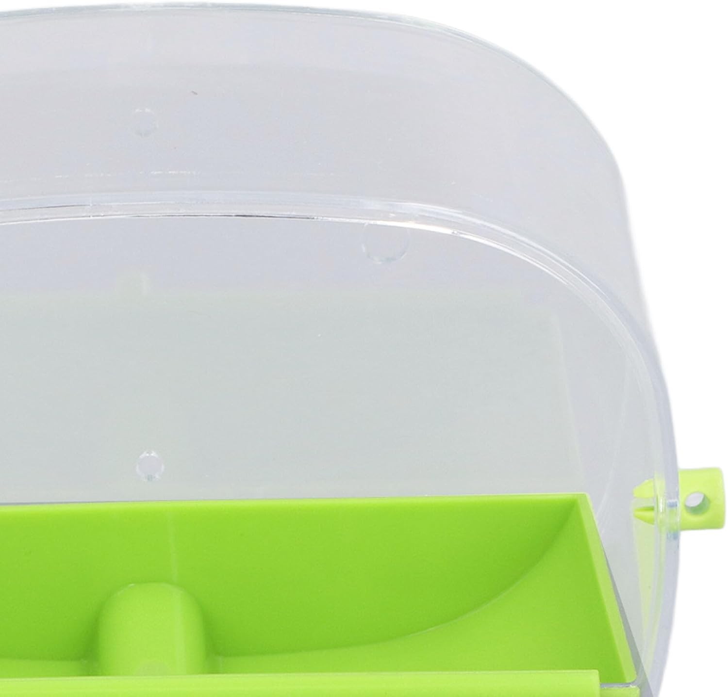 Multifunctional Handmade Innovative Oval Transparent Bird Feeder Robust Suction Cup Bird Feeder for Bird Enthusiasts