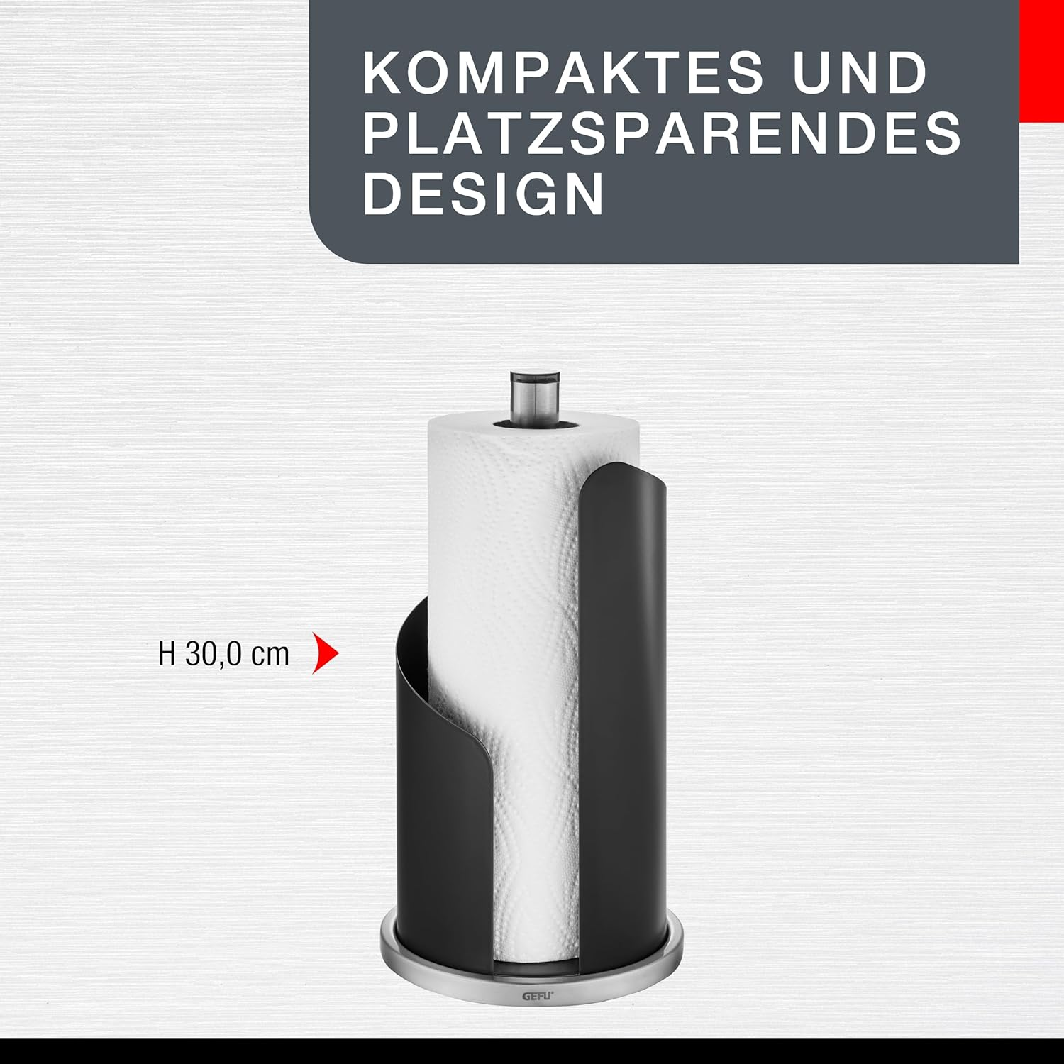 GEFU Curve Kitchen Roll Holder