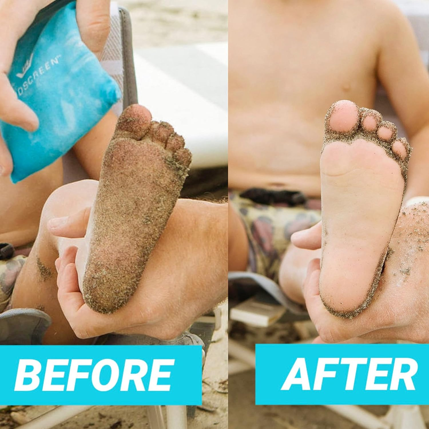 SANDSCREEN Sand Removal Bag | Talc-Free and Reef Friendly | Fresh, Clean and Sand Free image number 4