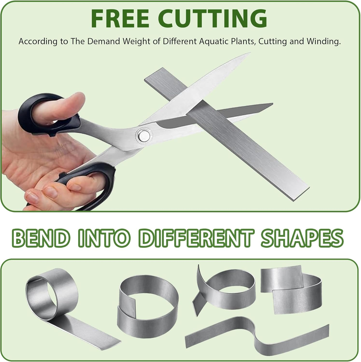 22Pcs Aquarium Plant Weights for Fish Tank - Aquarium Plant Anchors Live Plants Fixed Ring Base, Non-Toxic Weighted Blocks to Hold Aquatic Live Plants Underwater image number 4