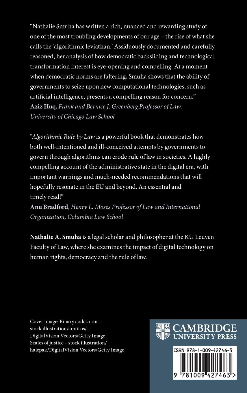 Algorithmic Rule by Law: How Algorithmic Regulation in the Public Sector Erodes the Rule of Law