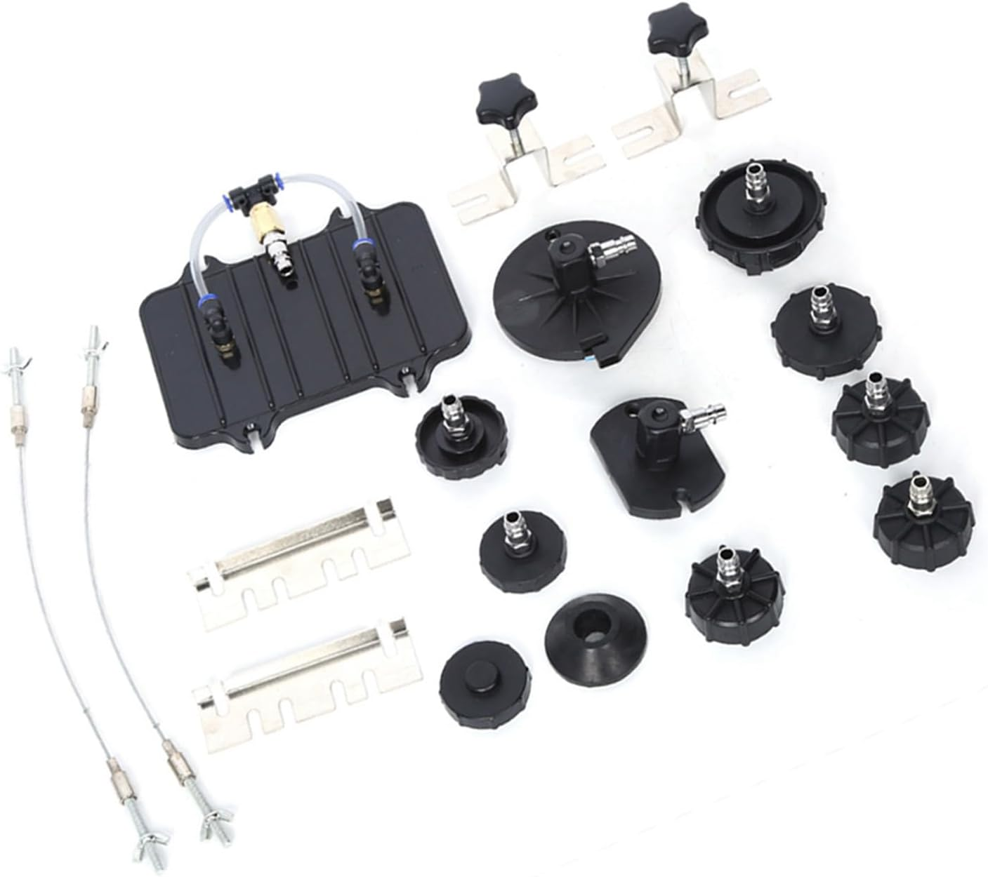 Compressed Air Brake Bleeder Adapter Steel Quick Connection Set for Most Vehicles image number 2